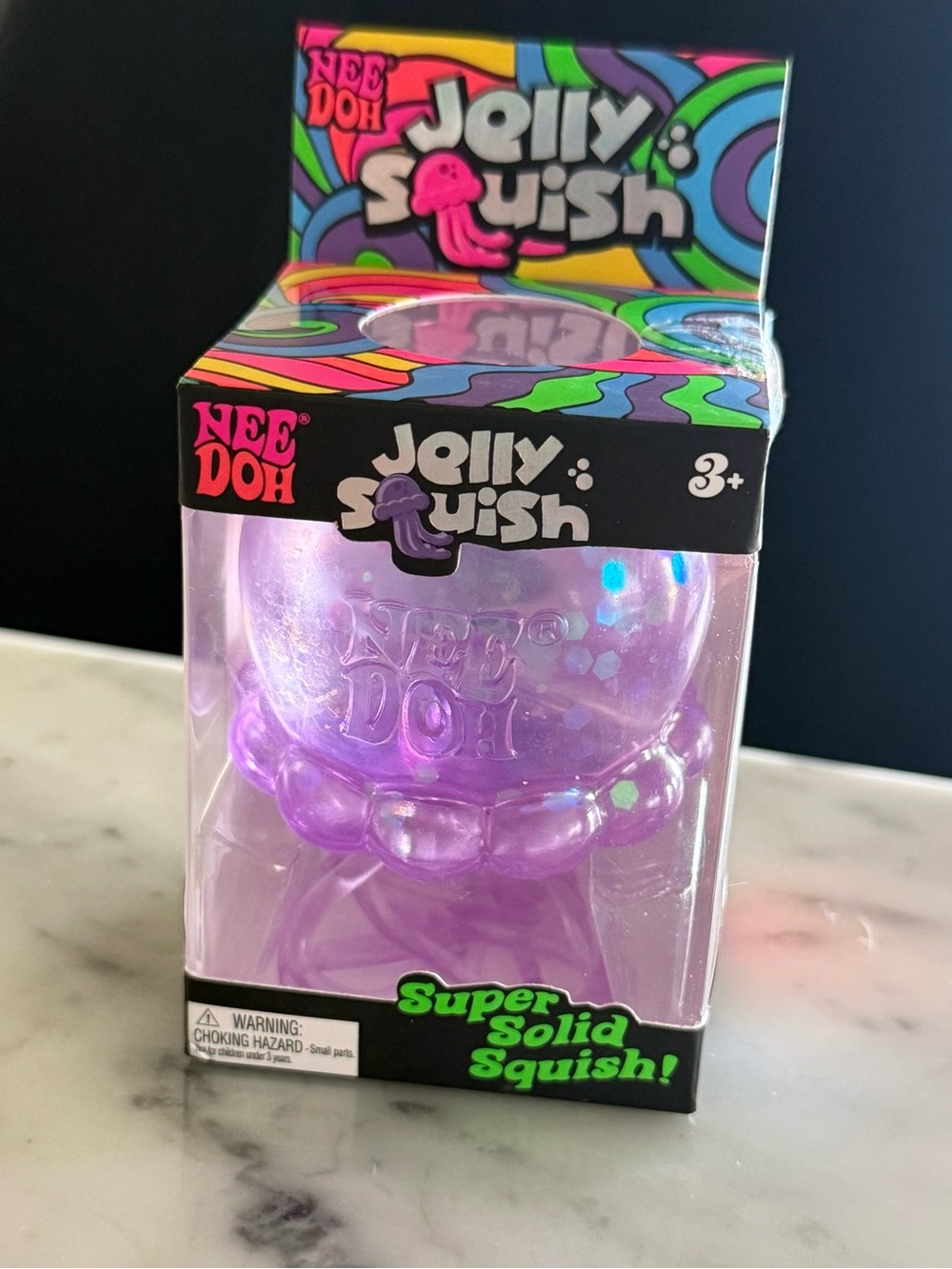 NeeDoh Jelly Fish - Purple Jelly Squish